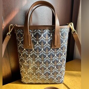 Liberty of London Iphis Tall Mini Marlborough Crossbody Tote Bag Purse